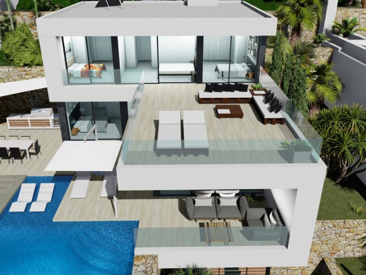 Villa 4 Chambres à vendre à Calpe
